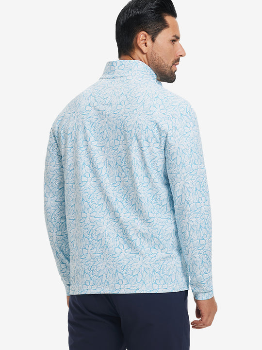 Full Print Quarter Zip Pullover