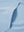 Close-up of single pocket detail on youth long sleeve hoodied with kangaroo pocket in light blue, showing stitching.
