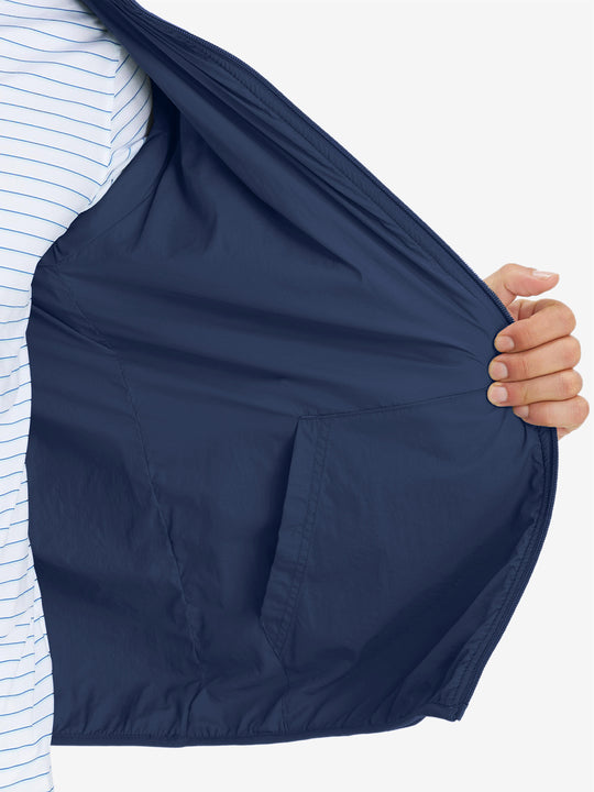 Reversible Fleece Jacket with 5 Pockets