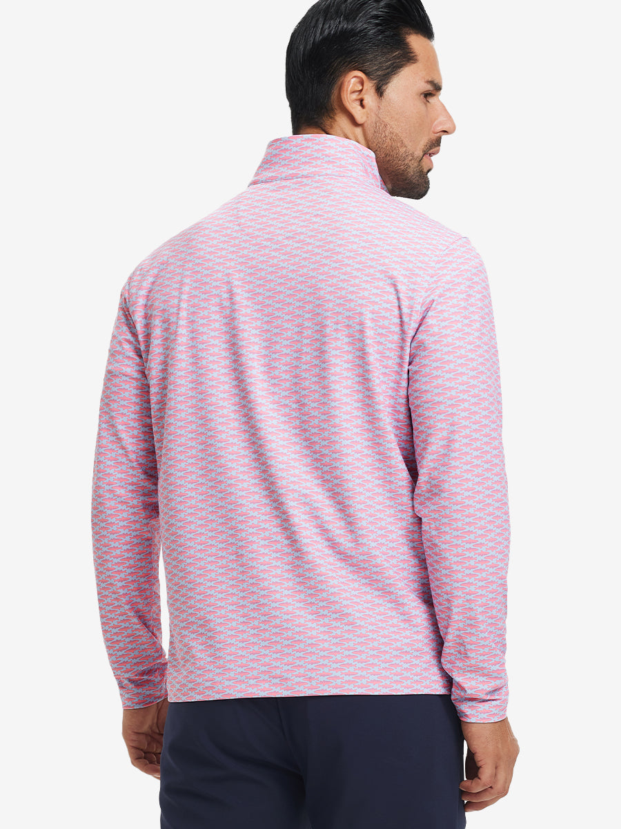 Full Print Quarter Zip Pullover