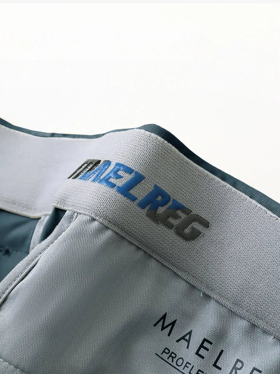 DARK TEAL Water Resistant Everyday Pants close-up of waistband inner logo detail