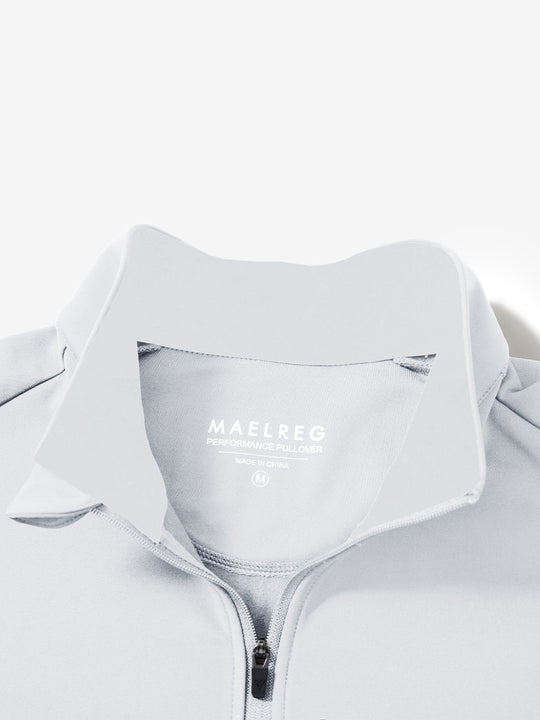 Classic Solid Pocket Fleece Quarter Zip Pullover