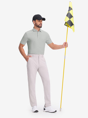 Polos de golf con cuello y textura de gofre Dry Fit