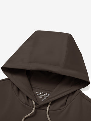 Sudadera polar casual de cuello redondo con capucha