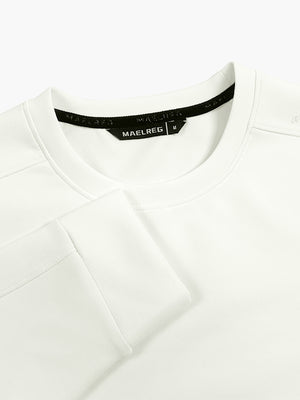 Crewneck Sweatshirt with Zip Pockets