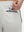 Back zipper pocket detail of khaki grey superion softness mesh joggers with zipper pockets