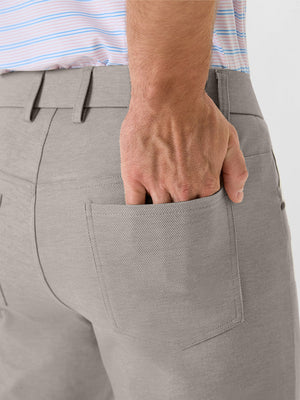 Textured Proflex Chino Pants With 5 Pockets
