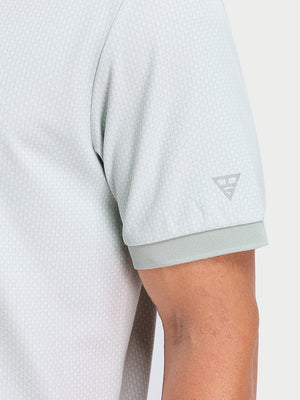 Moisture Wicking Jacquard Golf Shirts