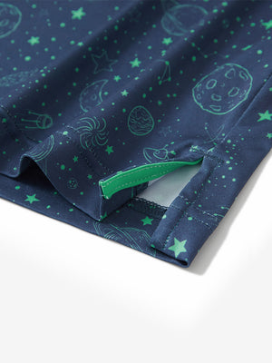 Youth Print Stretch Lightweight Polo Shirts