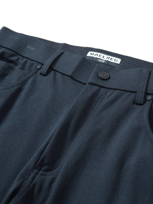 Textured Proflex Chino Pants With 5 Pockets