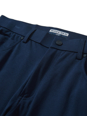 Textured Proflex Chino Pants With 5 Pockets