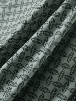 Stylish Full Print Contrast Collared Golf Polo Shirts