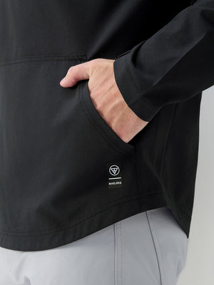 Water Resistant 1/4 Zip Hooded Pullover